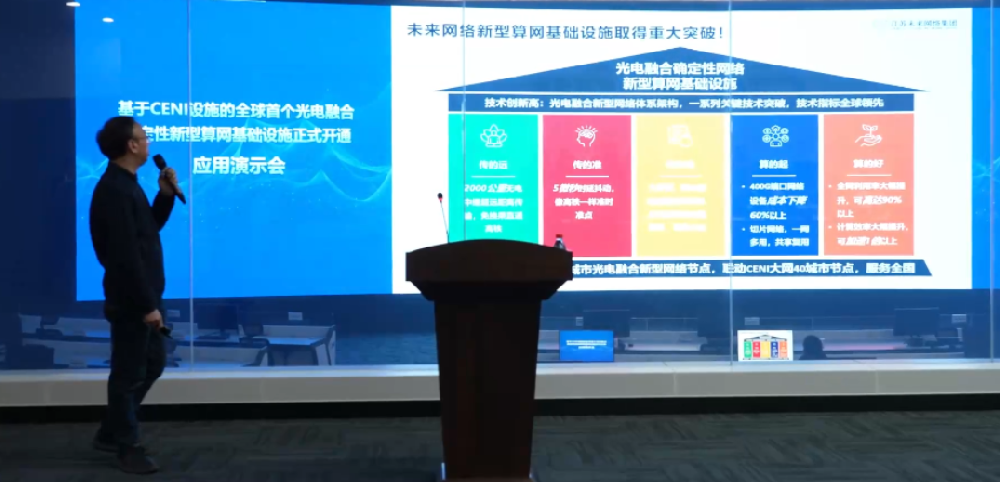 光電融合確定性新型算網(wǎng)基礎(chǔ)設(shè)施在南京開通