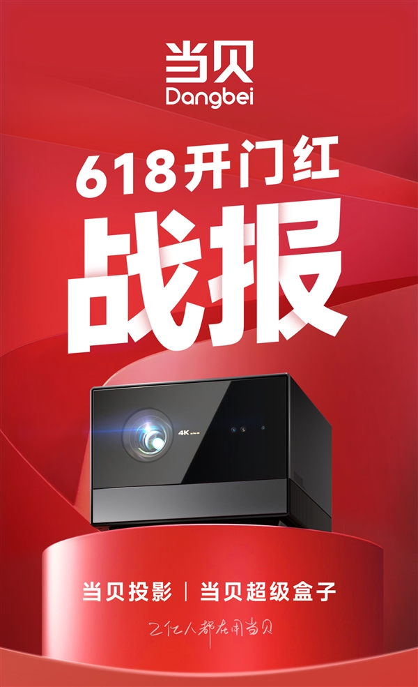 2023年618當貝戰報 延續激光銷量第一 同比增長200%(圖1)